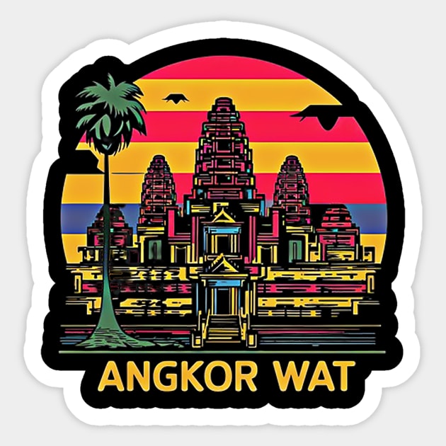 ANGKOR WAT Sticker by likbatonboot